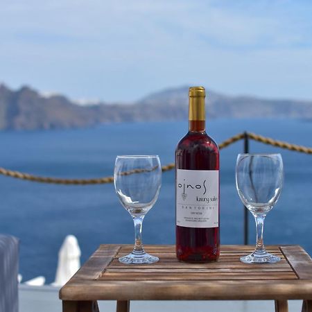 Oinos Luxury Suites Caldera イア エクステリア 写真